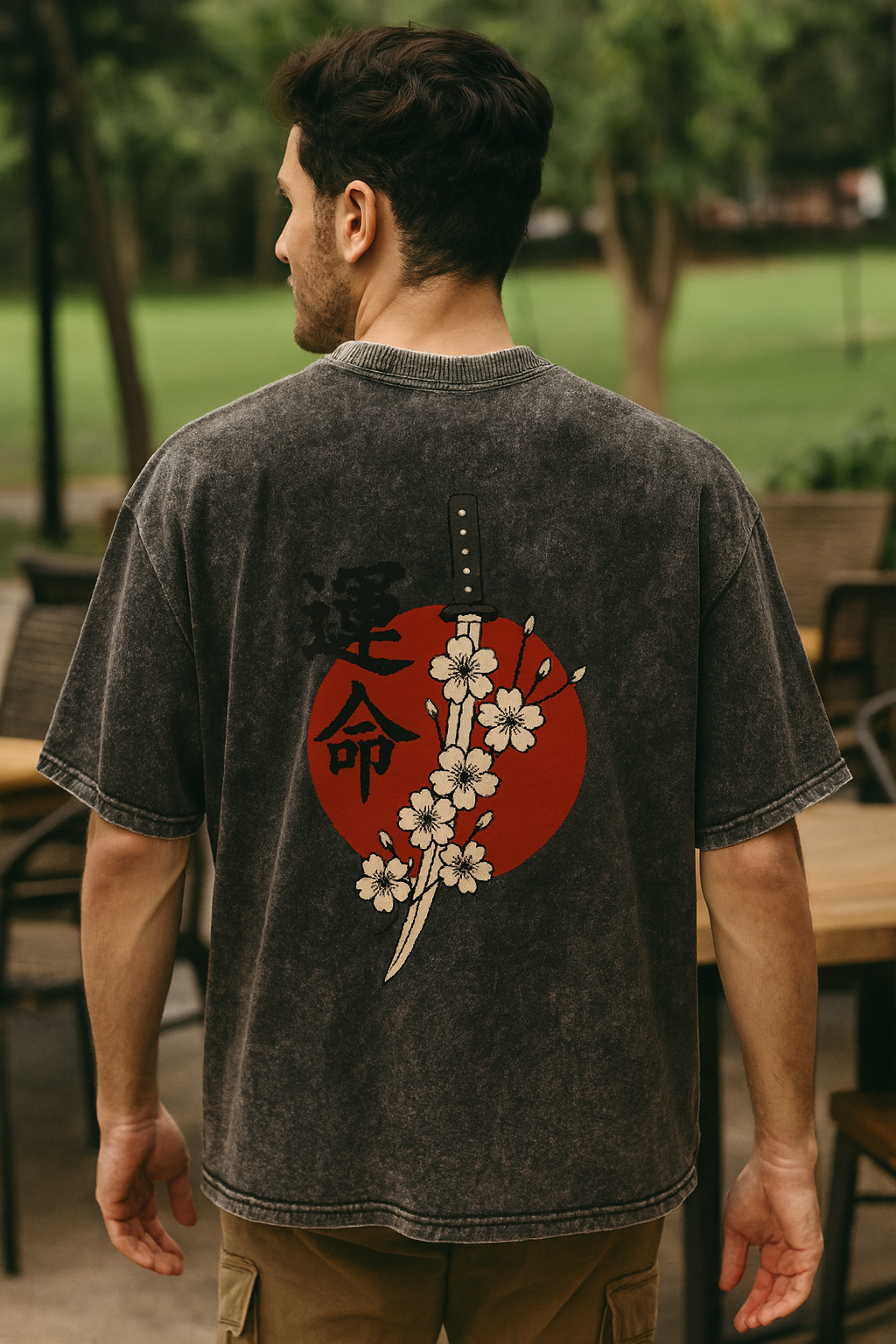 KATANA Unisex Oversized Printed T-Shirt