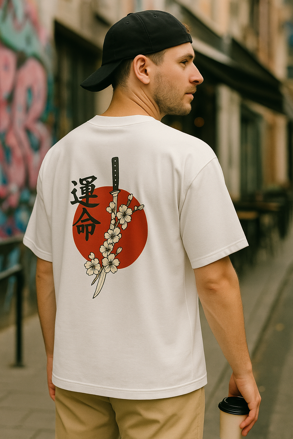 KATANA Unisex Oversized Printed T-Shirt