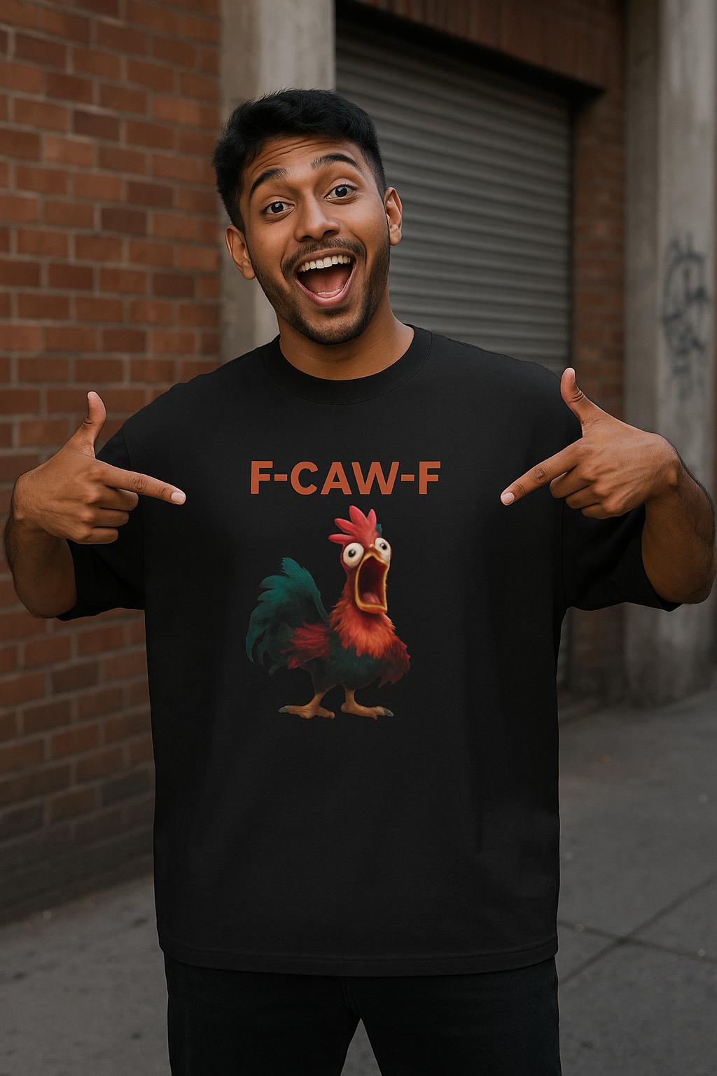F-CAW-F Unisex Oversized T-Shirt