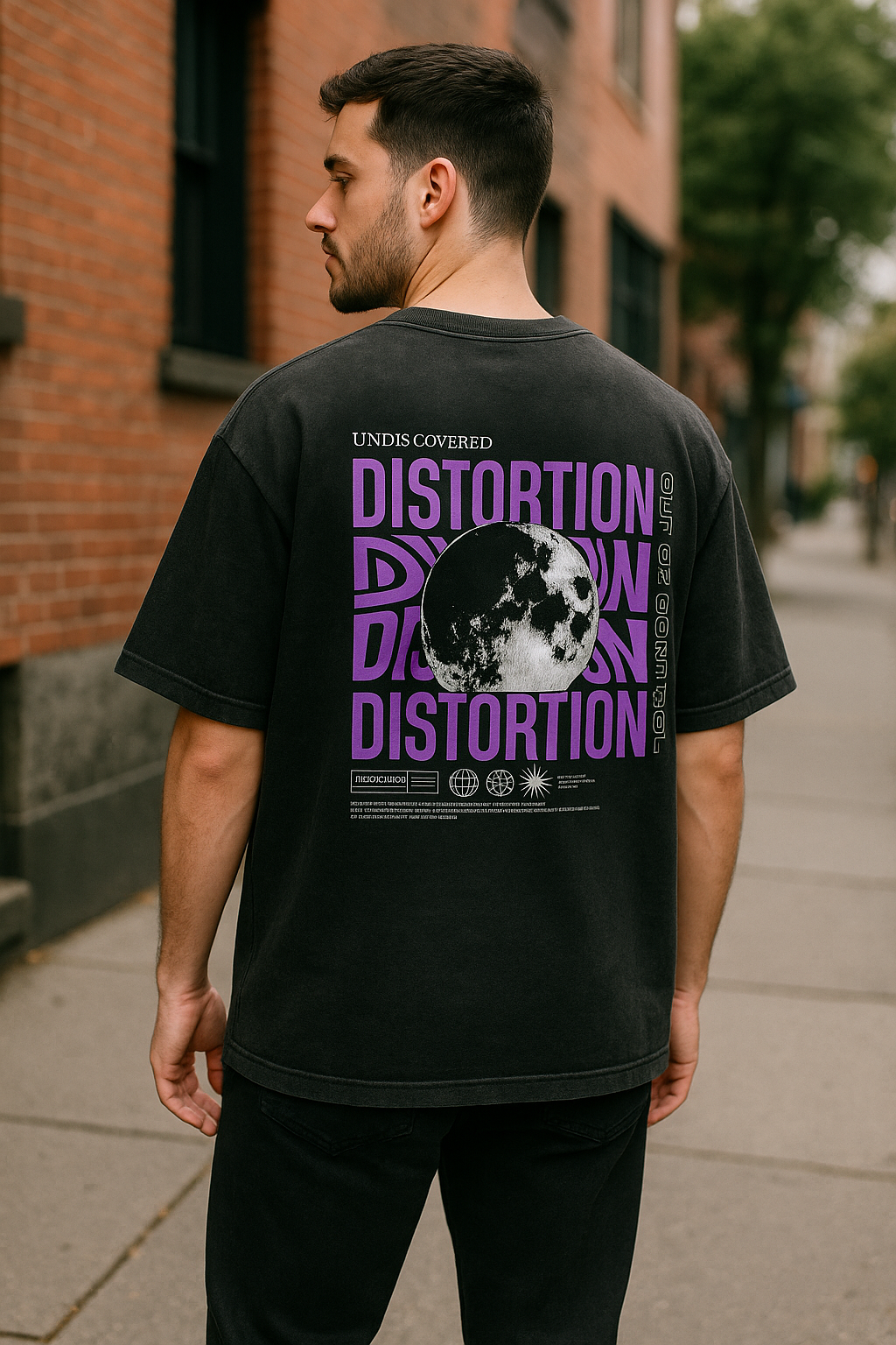 DISTORTION Unisex Oversized T-Shirt
