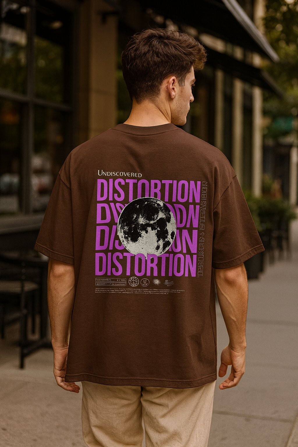 DISTORTION Unisex Oversized T-Shirt