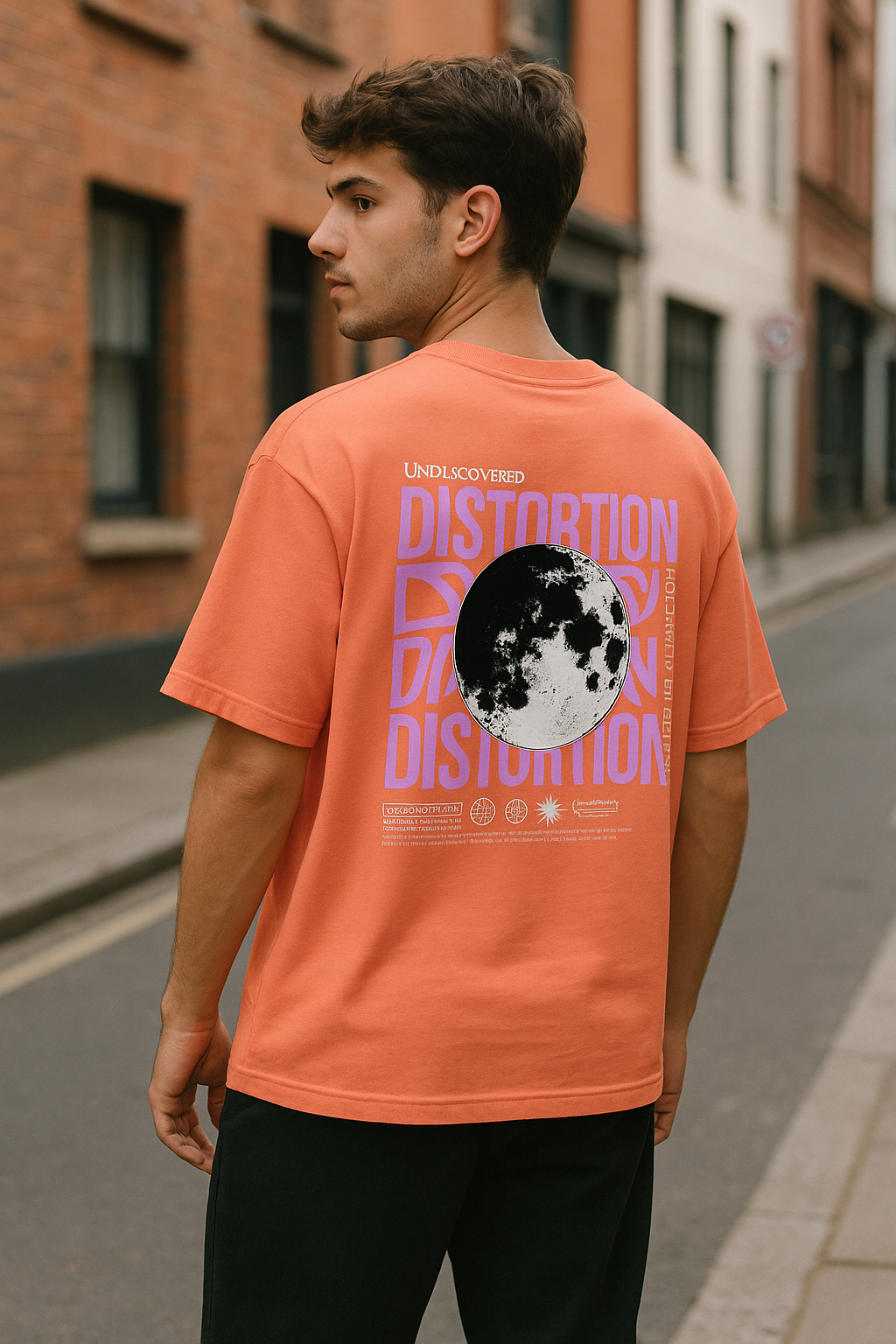 DISTORTION Unisex Oversized T-Shirt