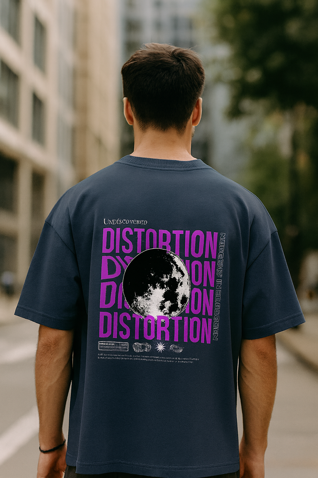 DISTORTION Unisex Oversized T-Shirt