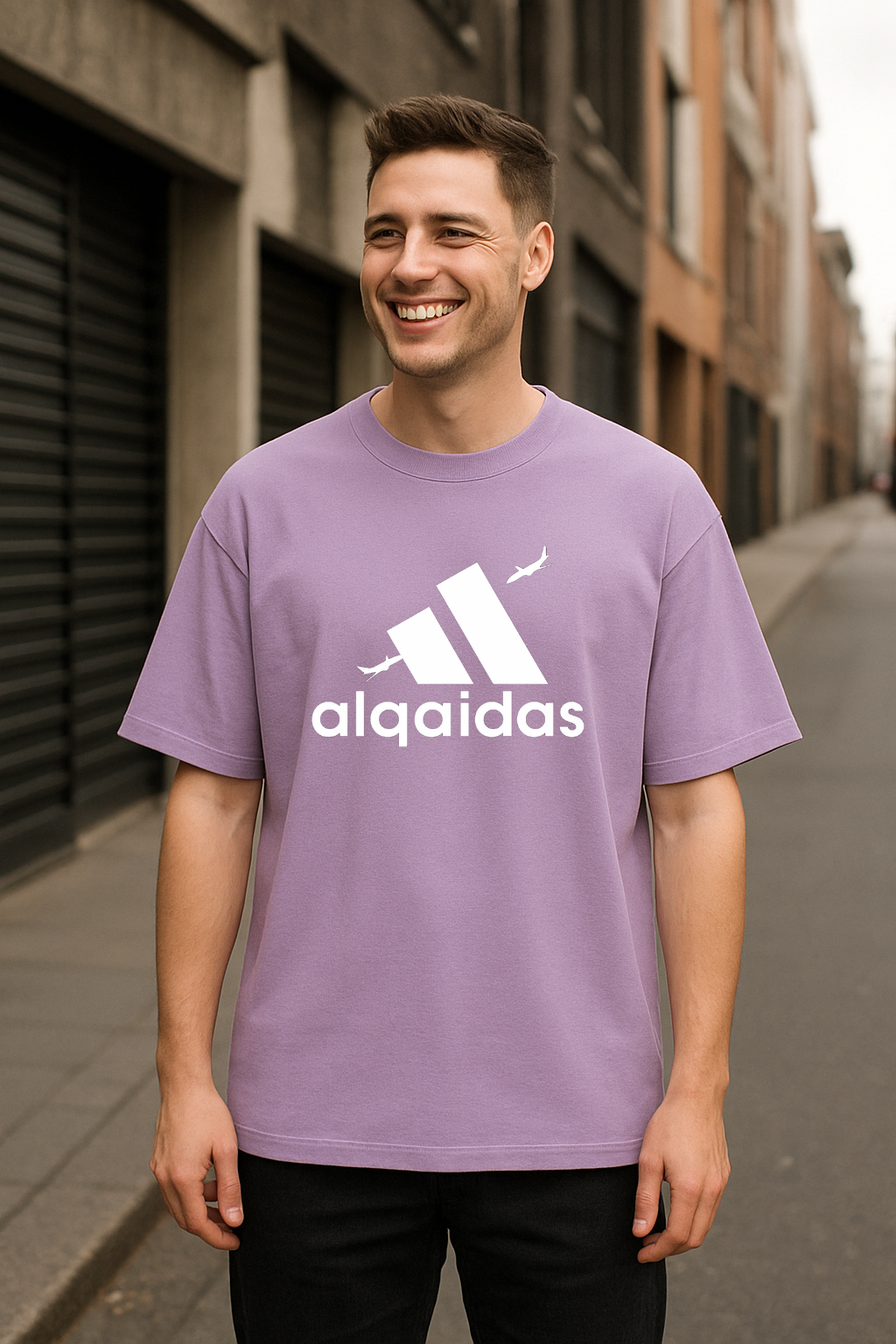 ALQAIDAS Unisex Oversized T-shirt