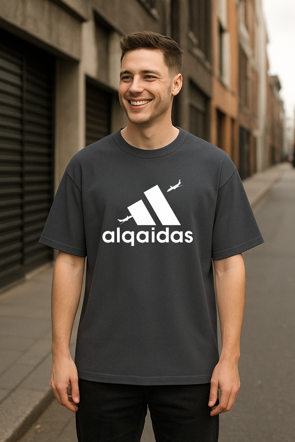 ALQAIDAS Unisex Oversized T-shirt