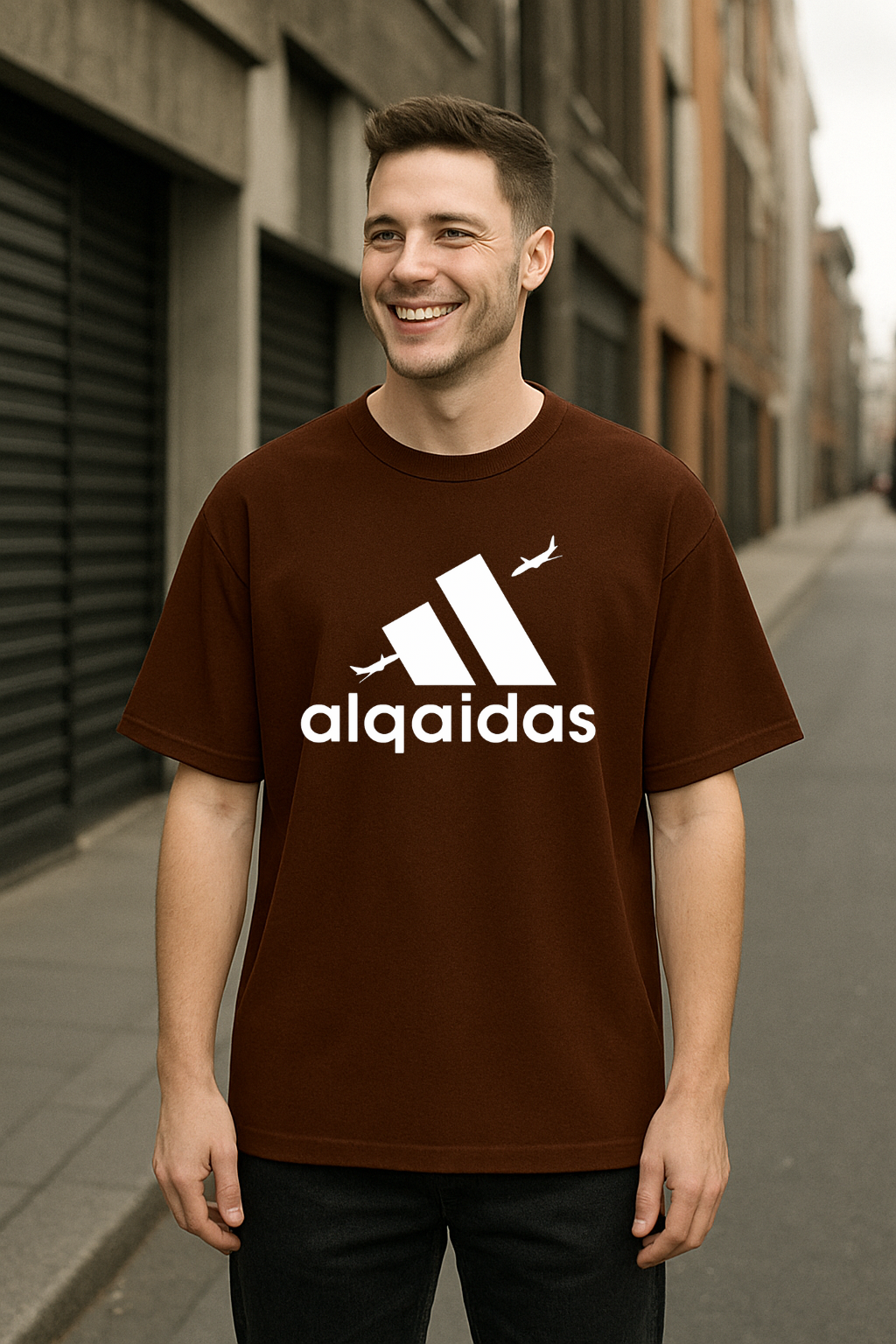 ALQAIDAS Unisex Oversized T-shirt