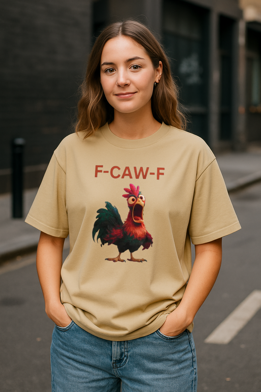 F-CAW-F Unisex Oversized T-Shirt