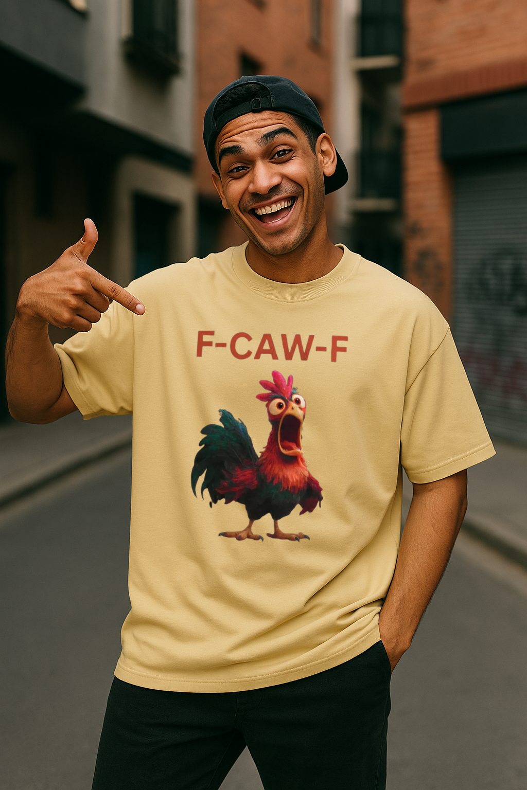 F-CAW-F Unisex Oversized T-Shirt