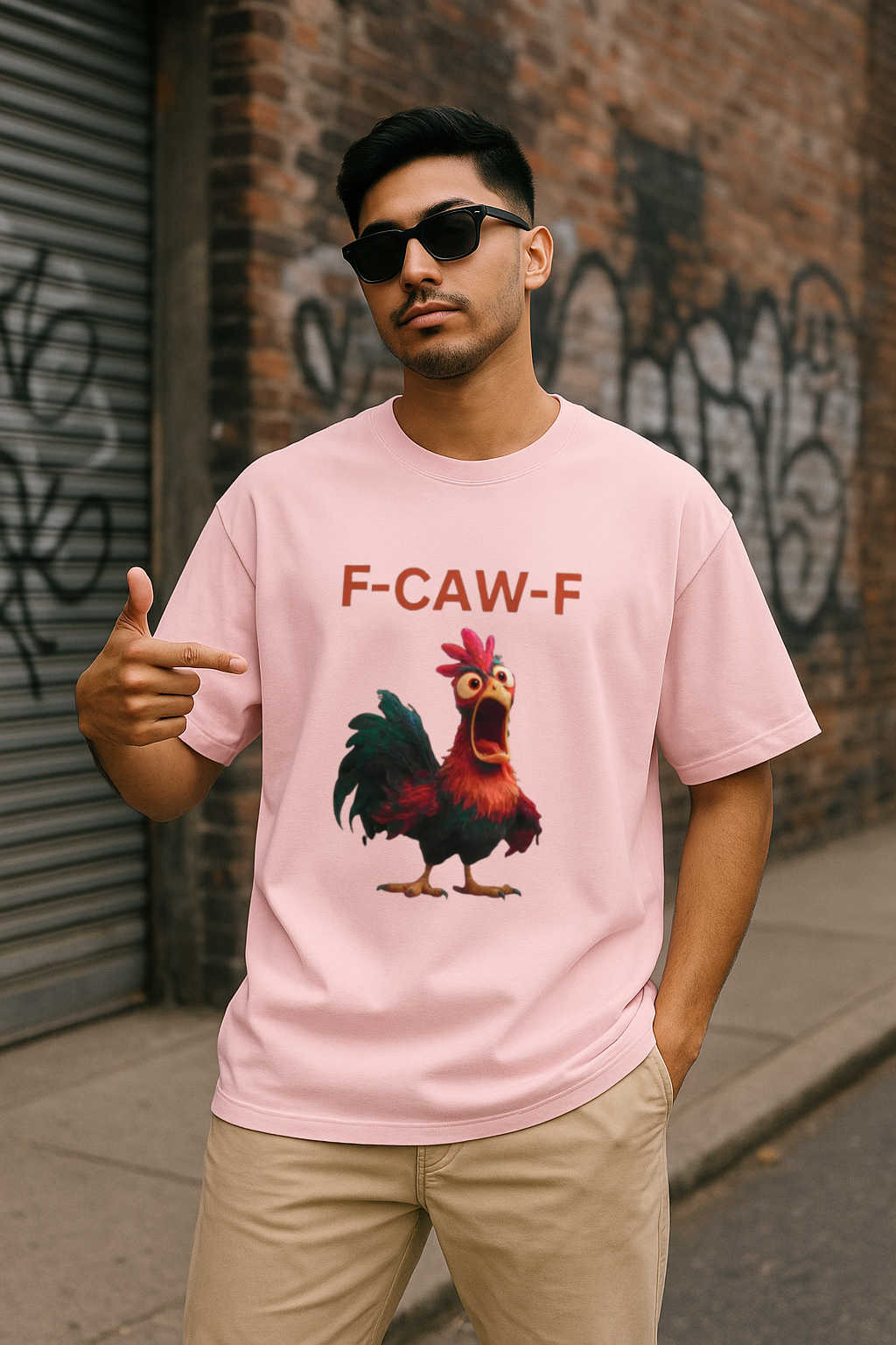 F-CAW-F Unisex Oversized T-Shirt